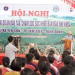 Implemented the first Pediatric Primary Health Care Training Project at the commune level of Ninh Binh