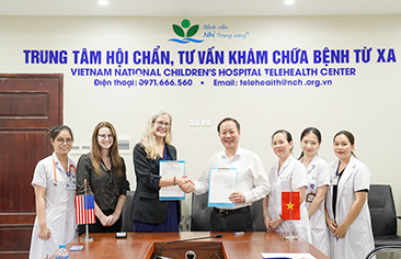 MOU signing ceremony between Vietnam National Children’s Hospital and University of California San Francisco, USA