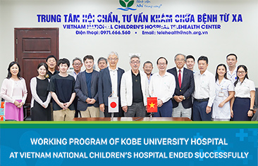 Working Program of Kobe University Hospital at Vietnam National Children’s Hospital Ended Successfully