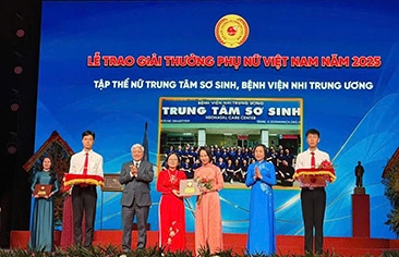 The Neonatal Center – Vietnam National Children’s Hospital Honored at the 2025 Vietnam Women’s Award