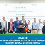 Swedish Ambassador Visiting Vietnam National Children’s Hospital