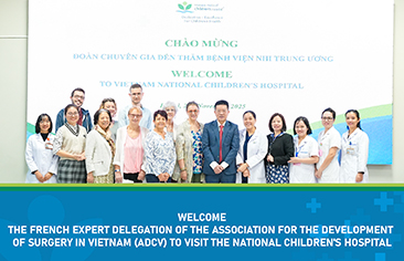 Vietnam National Children’s Hospital Welcomes French Expert Delegation from ADCV