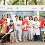 Vietnam National Children’s Hospital provides free health check-ups for hundreds of children at the first National Health Day Festival (7 April)