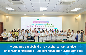 Vietnam National Children’s Hospital wins First Prize in the “Run for Rare Kids – Supporting Children Living with Rare Diseases” race