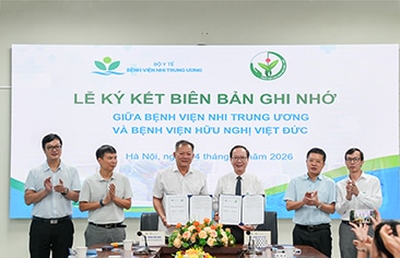 A major step forward for pediatric tissue and organ transplantation in Viet Nam: Vietnam National Children’s Hospital and Viet Duc University Hospital sign a professional cooperation agreement