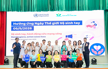 99.6% hand hygiene compliance: Vietnam National Children’s Hospital’s milestone in responding to World Hand Hygiene Day 2026
