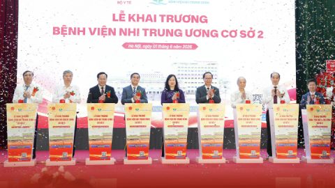 A major milestone in Vietnam National Children’s Hospital’s development journey: Campus 2 officially begins operations, with nearly 400 children seen on the first day