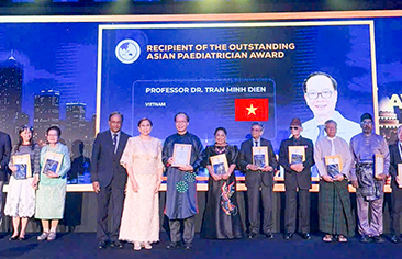 Prof. Tran Minh Dien Honored with the 2026 Outstanding Asian Pediatrician Award