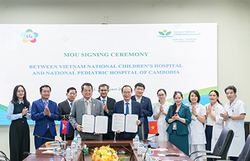 Vietnam National Children’s Hospital Signs Memorandum of Understanding with the National Pediatric Hospital of Cambodia
