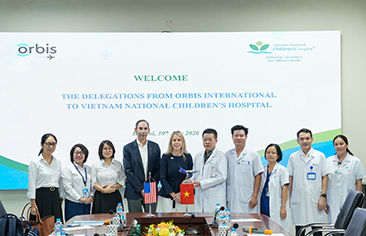 Building on More Than 20 Years of Partnership – Vietnam National Children’s Hospital and Orbis International Strengthen Collaboration to Expand Opportunities to Protect the Vision of Vietnamese Children